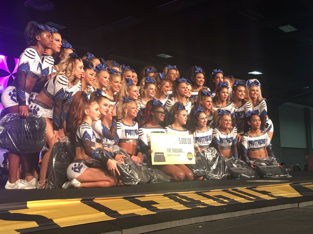 cheerUPDATES's tweet image. #ChampionsLeague Results
ALL GIRL OVERALL CHAMPION
Cheer Athletics Panthers