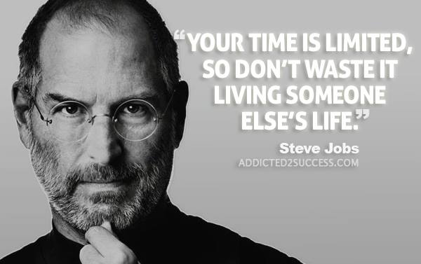 Stop living someone else's life and starting living YOUR life!