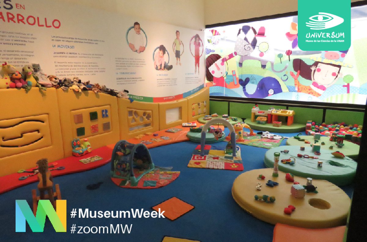 UniversumMuseo's tweet photo. ¡Ciencia para todos! Contamos con un espacio para niños menores de 2 años #MuseumWeek #zoomMW https://t.co/zilxuDr49f