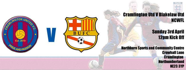 CramUtdLadies's tweet photo. For anyone lookin for something to do today, come watch us play ⚽  #womensfootball #northeastfootball #grassroots https://t.co/BRzs4lFDAa