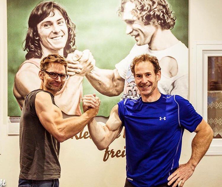 クライマーの腕ハンパない。笑