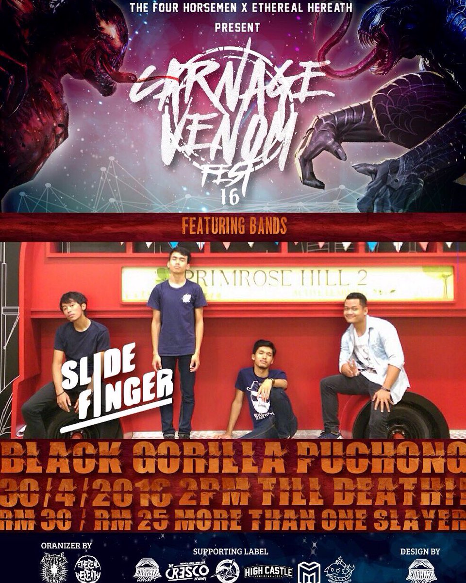CarnageVenom Fest <a href="/slidefingerband/">SLIDEFINGER</a>