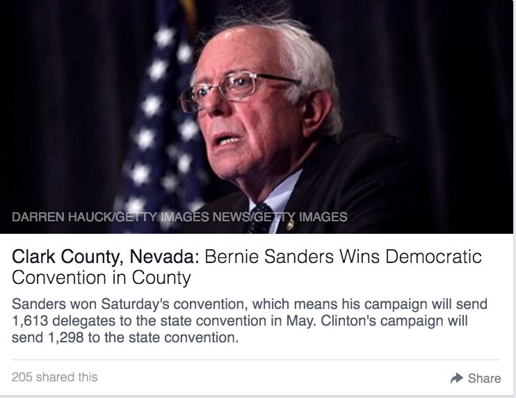 KarlCatarata's tweet photo. CLARK COUNTY!
2,964 - Sanders
2,386 - Clinton. #ccdp2016 #ClarkCounty #Nevada https://t.co/qyjPLWtKm0