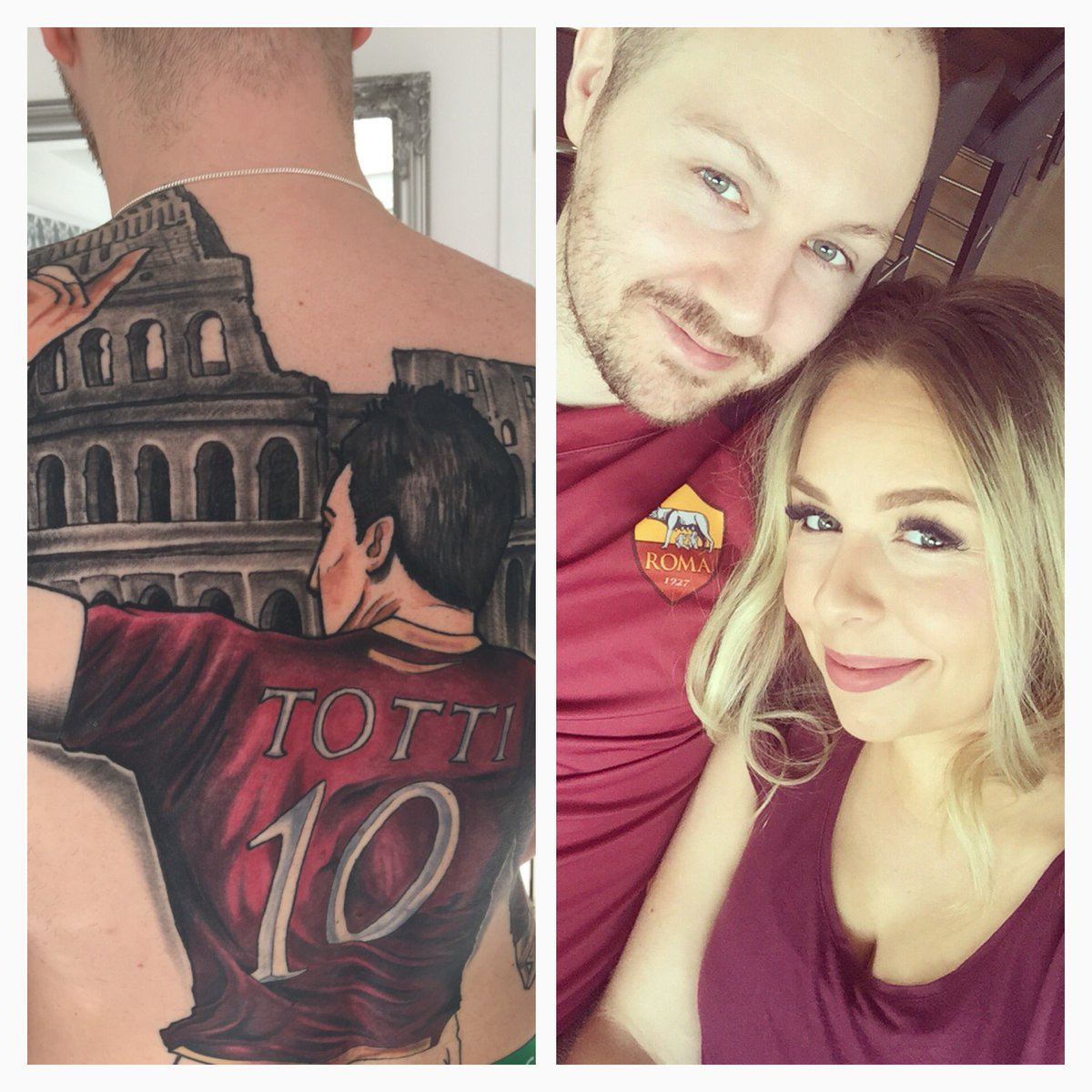 NataliaMichaj's tweet photo. @ASRomaEN  we are ready for today @TottiOfficial we are on are way 🇮🇹❤️#stadioolympico #roma https://t.co/Y2wNYIe51c