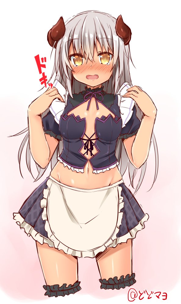 どどマヨ イラストとかlive2dとか 褐色絵はみんな定期的にあっぷすべき ギリギリ褐色だと言って譲らない T Co Ohzdrs9jra