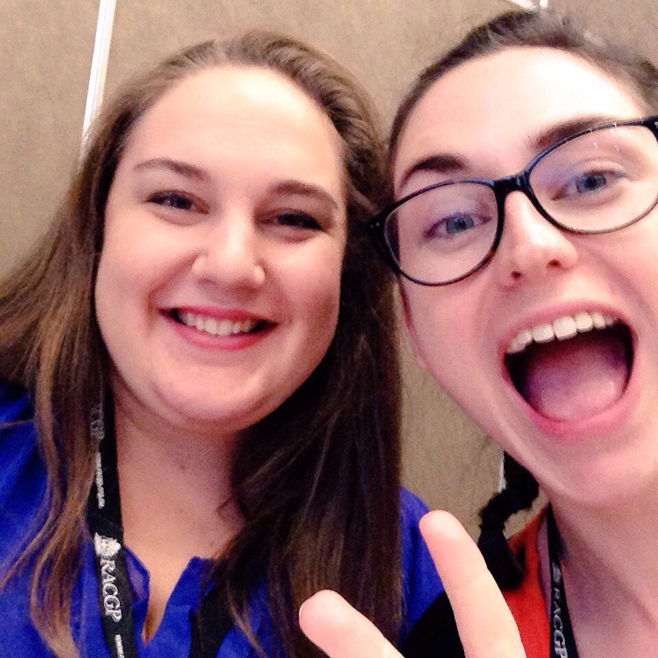 cindercake's tweet photo. Last day of #fgp16 - learning how to be mindful and survive internship (plus found @ReniPaj!) #GP4me @GPSN_ @RACGP https://t.co/gquKKLuc1F