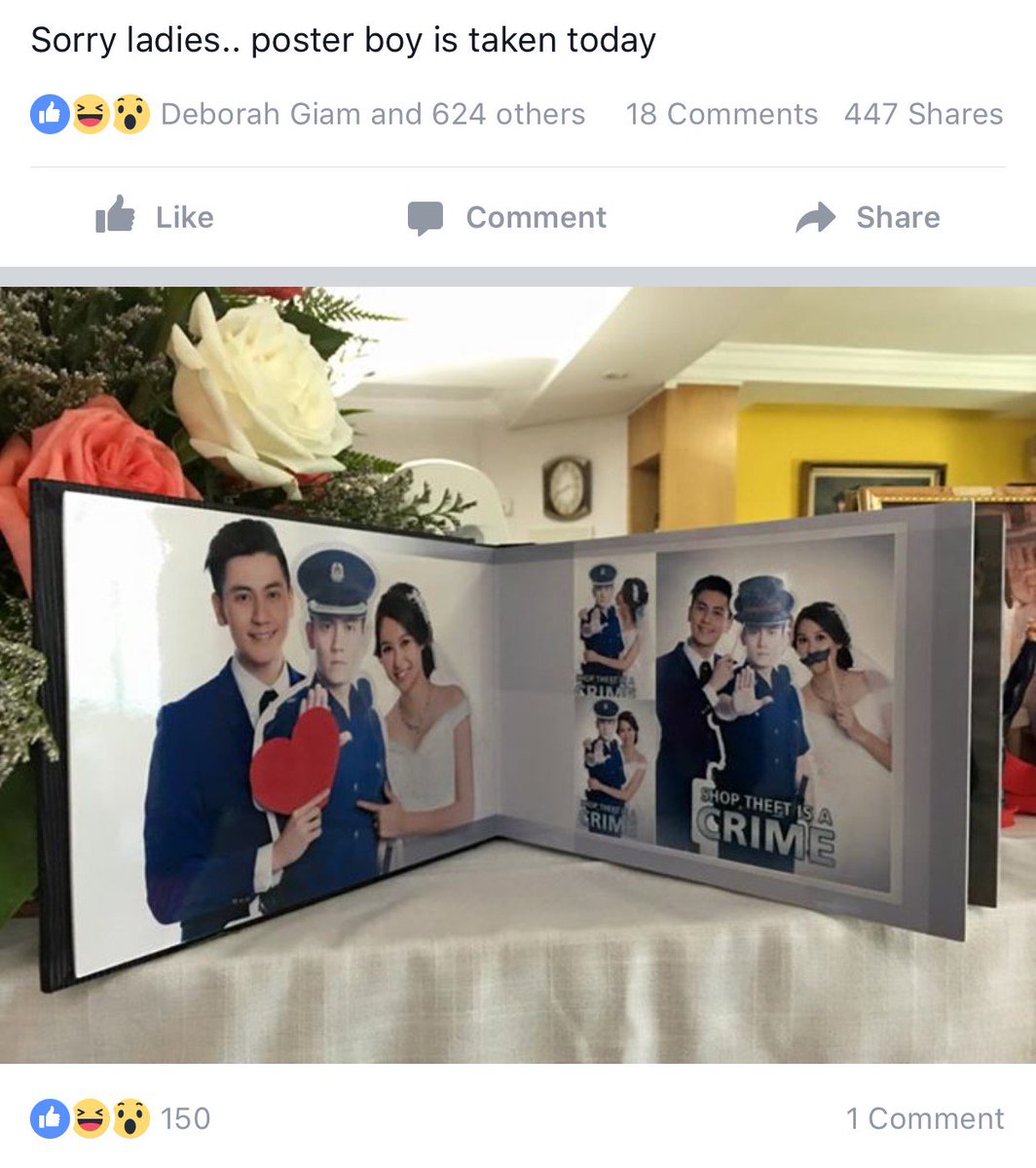 mrbrown's tweet photo. Everybody wish our favorite #CardboardConstable a blessed marriage! So cute!

[Photo shared by his lovely bride.] https://t.co/vsrtm4FaSc