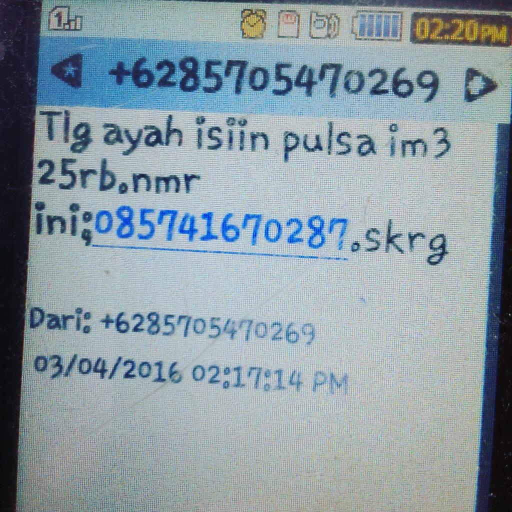 Nomor penipu nih.