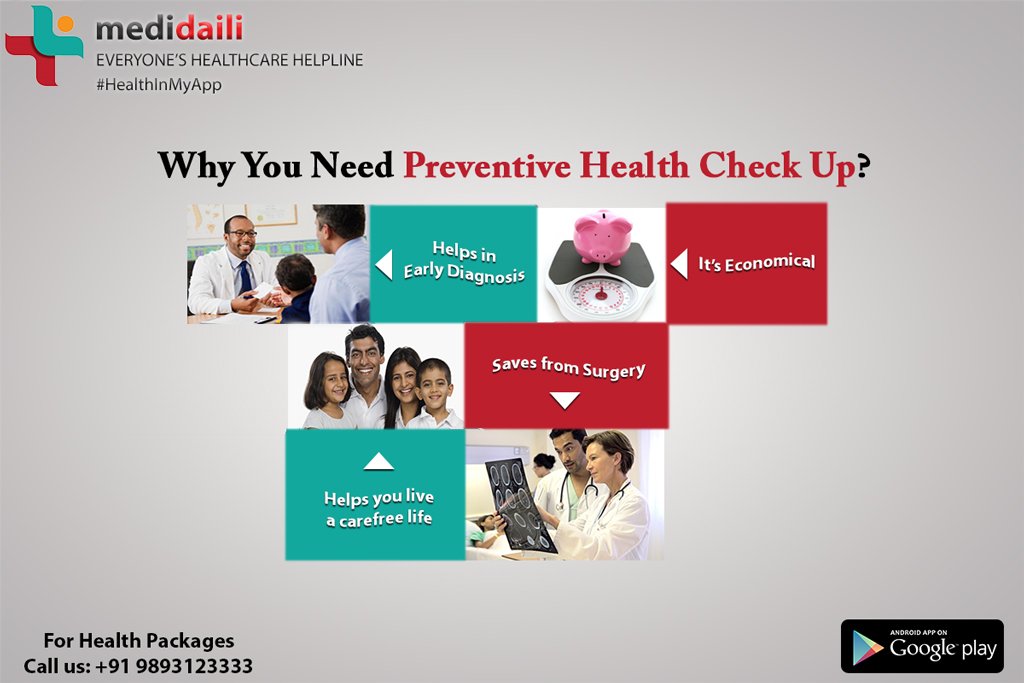 medidaili's tweet photo. Good Enough Reasons to go for #PreventiveHealthCheckups ! https://t.co/b97xr5pkW0