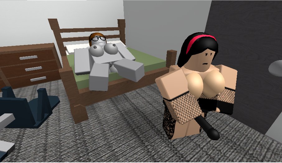 Cute girl gets fucked in roblox.