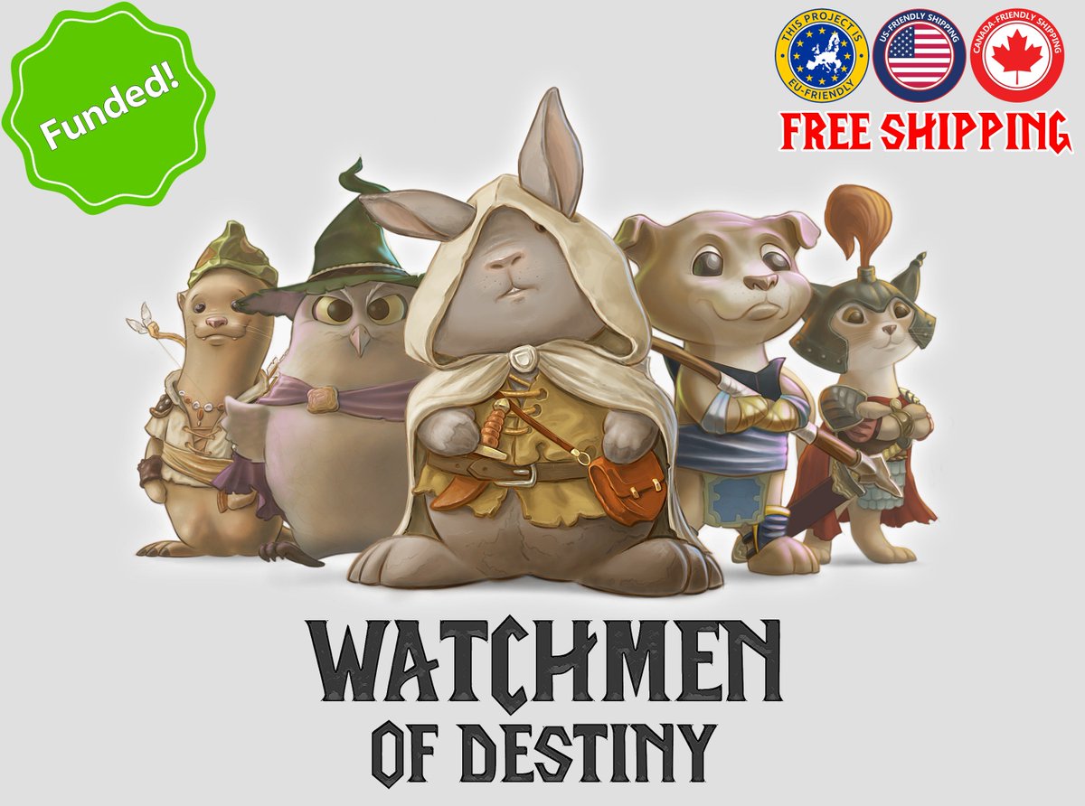 arcasamgames's tweet photo. Watchmen of Destiny card game on Kickstarter! Last days! #WatchmenOfDestiny
https://t.co/YuOOIkVtkw https://t.co/Kz4WuxDhyV