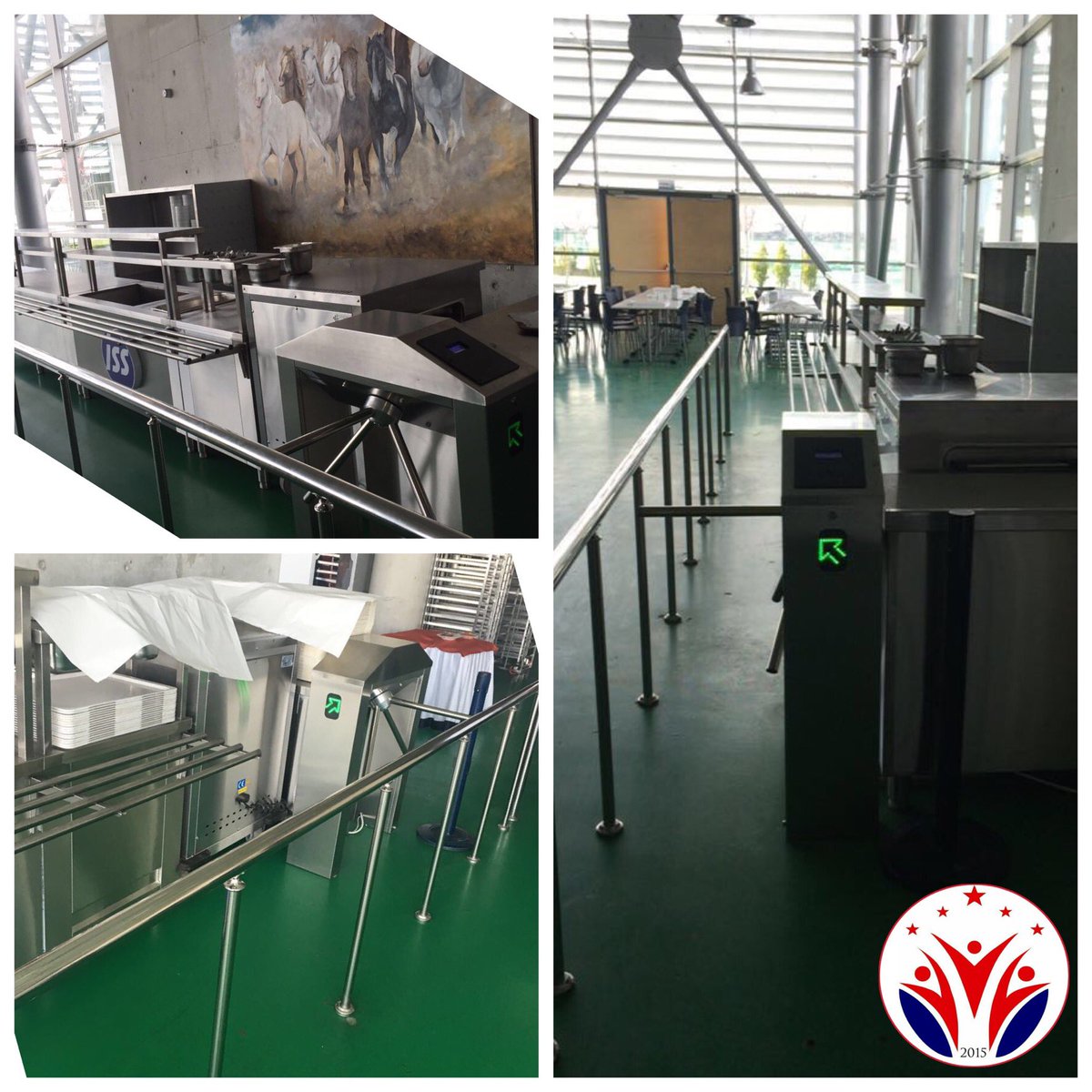 Tabldotta bekleme süresini azaltacak yeni turnike.