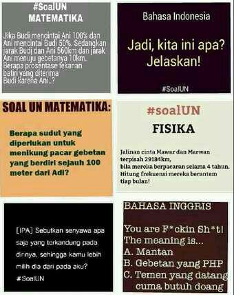 tripleK31's tweet photo. Bocoran soal UN -Jok https://t.co/gEsHiZSwjw