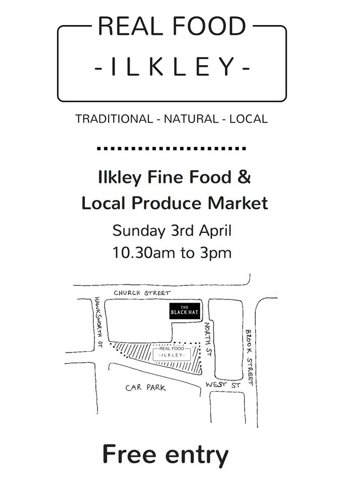 Don't forget it's the 2nd <a href="/RealFoodIlkley/">RealFoodMarkets</a> Market from 10.30am (03/04) behind <a href="/ilkleyblackhat/">The Black Hat</a> #ilkley #shoplocal