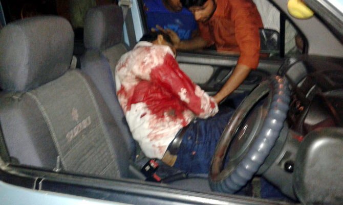 Interceptors's tweet photo. #NIA officer Tanzil shot dead in Bijnor . NIA IG Sanjeev Kumar says its a planned attack @MyBijnore https://t.co/ayVwz5FLi4