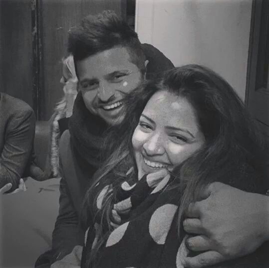 RainaNation's tweet photo. YES THEY LOOK THE HAPPIEST TOGETHER! ❤👀 @ImRaina Happy first wedding anniversary champ!  
1 Year Of Raina Ki Shaadi https://t.co/srSaOJzpP8