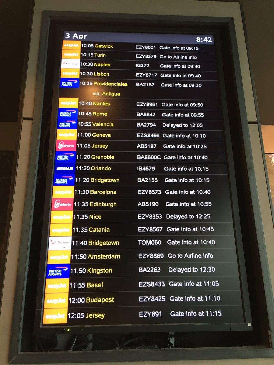 joacacia's tweet photo. At Gatwick for 10.05 to Gatwick! Flying for a hour with 200 nervous flyers #fearofflyingcourse https://t.co/yNhADw0Sc2