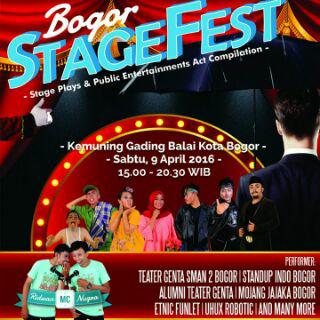 Saksikanlah BogorStageFest!!!
Jadilah bagian dari sejarah <a href="/BGRStageFest/">Bogor Stage Fest</a>
Ticket presale : 30k | Ots : 35k