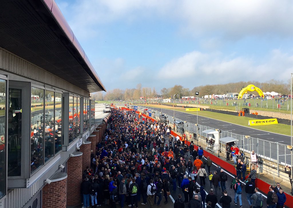 The <a href="/DunlopBTCC/">DunlopBTCC</a> pit walk and autograph session is underway - it's free entry, from the gate at Paddock Hill
