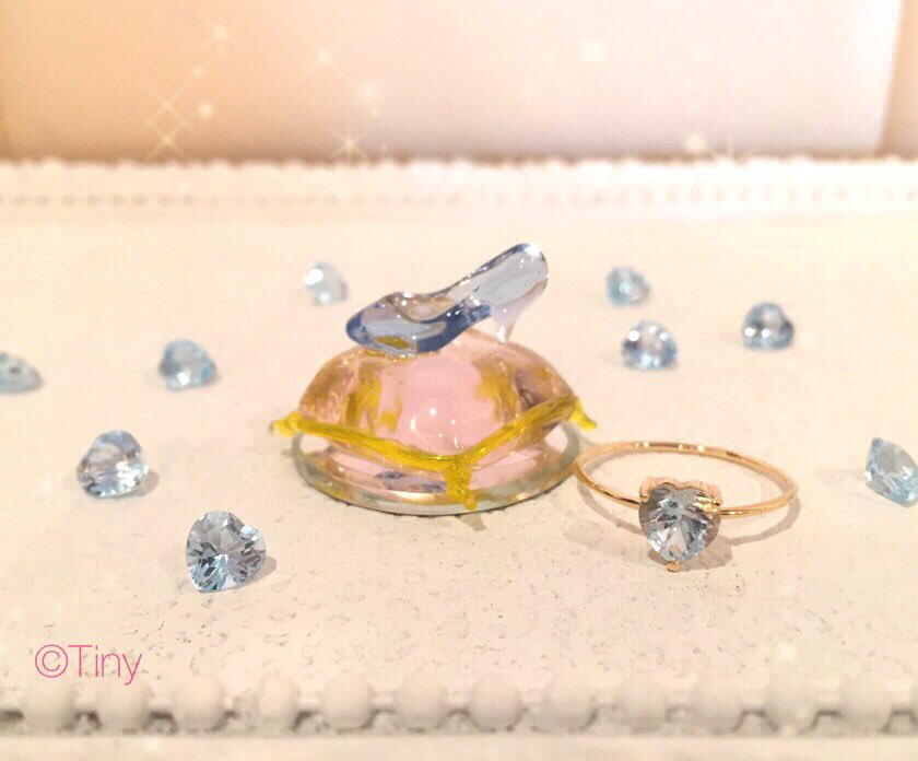 Alice in tiny ハート　ダイヤ　リング 専用】Alice in tinyroom LOVEリング tiny ハートの通販 by た