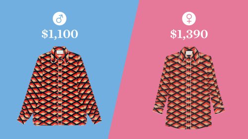 BoF's tweet photo. Weekend Read | Many luxury fashion brands charge women more than men for similar products https://t.co/cD4iSaW5CL https://t.co/5Emq5lwYa4