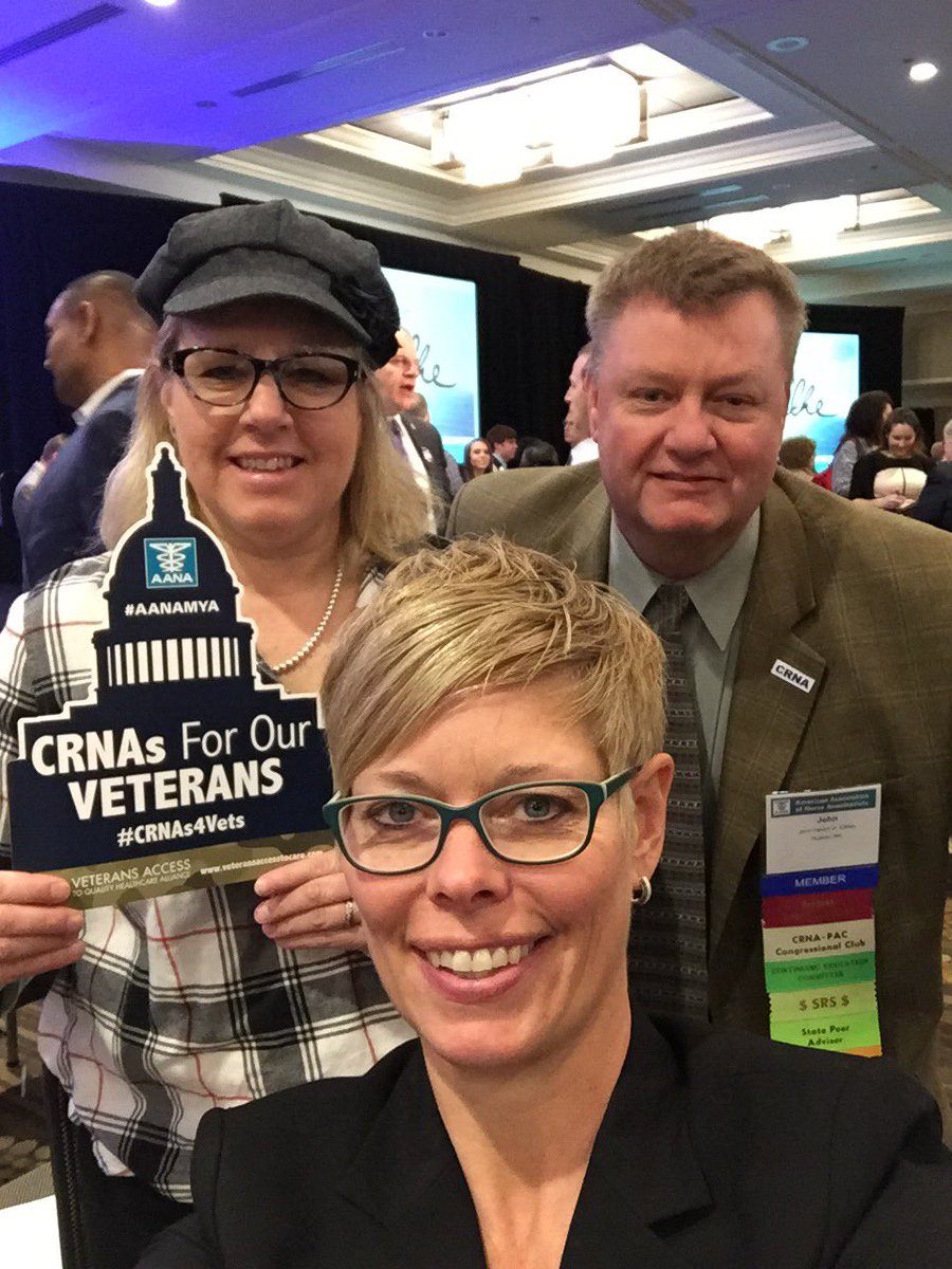 lisa_sull's tweet photo. NHANA enjoying MYA!  #crnas4vets https://t.co/nwyLbIq4Rw