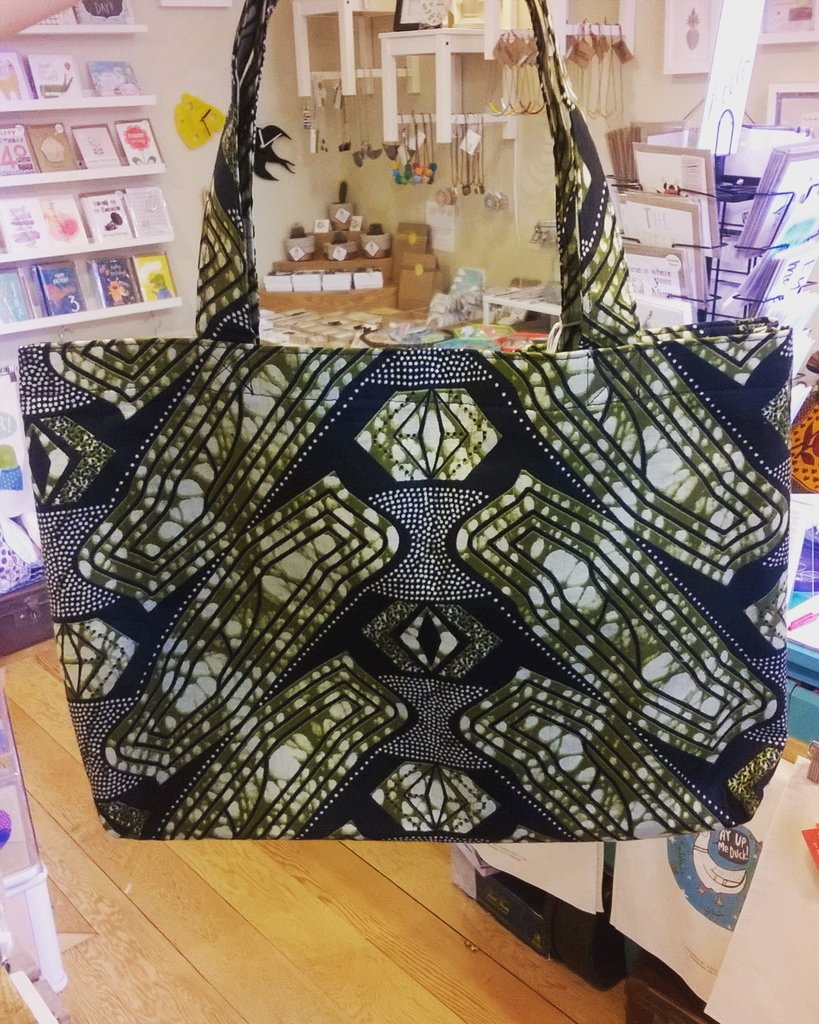 New bags in by <a href="/dendikouk/">Dendiko</a> #africanprint #print #pattern #handmade #handmadebag #nottingham ift.tt/25Erddg