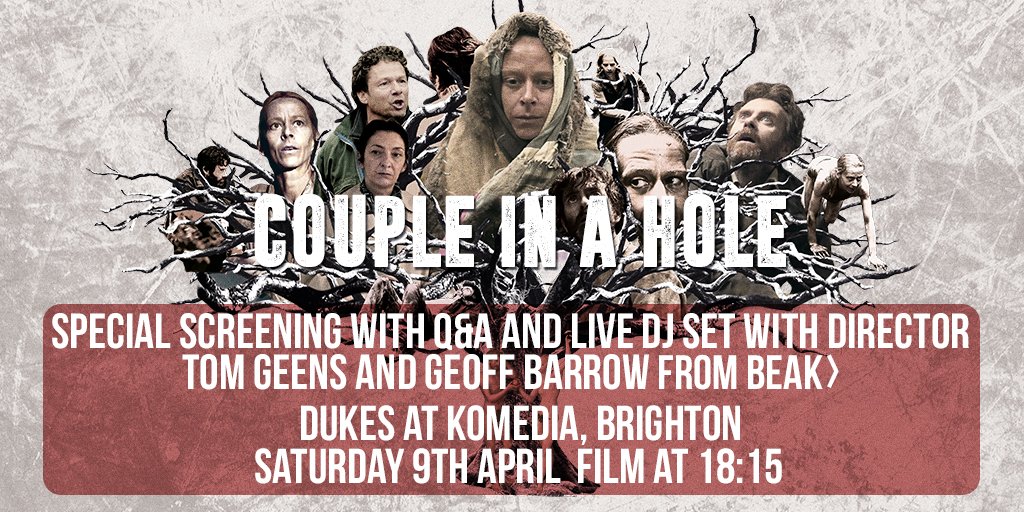 CoupleInAHole's tweet photo. #Brighton residents: RT + follow to #WIN tix to a special Couple in a Hole screening including Q&amp;A + DJ set. https://t.co/bxeBYcw1F0
