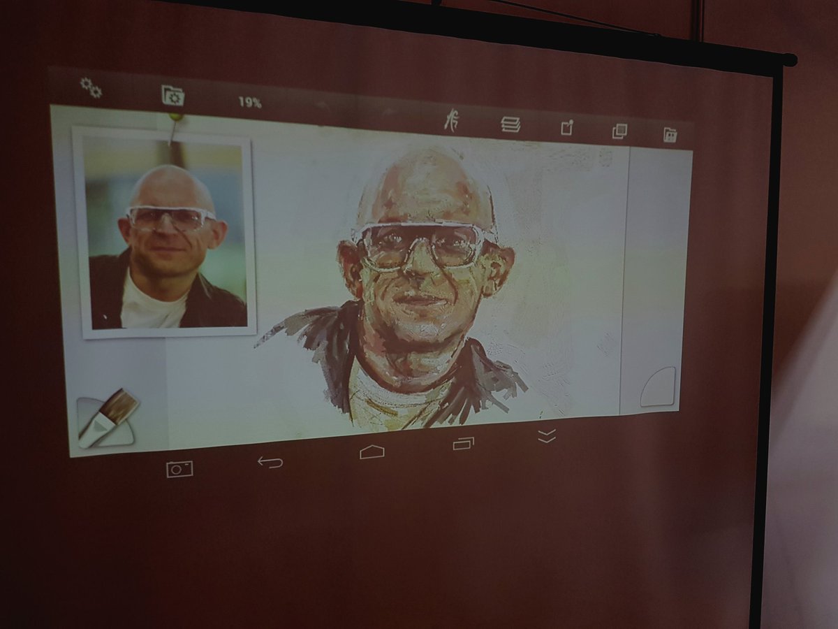 philthyart's tweet photo. Getting there with @JasonBradbury portrait using @TouchjetUK at @GadgetShowLive #gadgetshow #digitalart https://t.co/5O8V9xmK7x