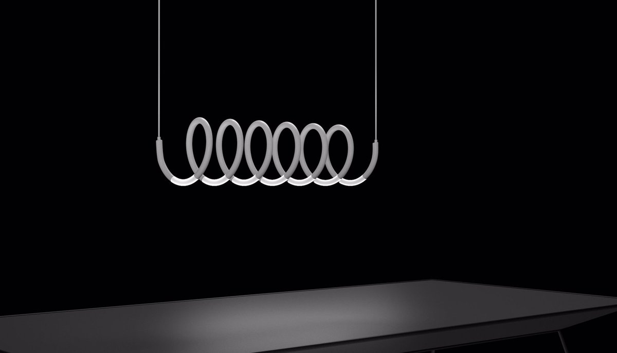 danrudolph1's tweet photo. This light #design from Michael Samoriz is ode to the incandescent bulbs tungsten filament https://t.co/EOW6AEAqU4 https://t.co/M8BIJEnv80