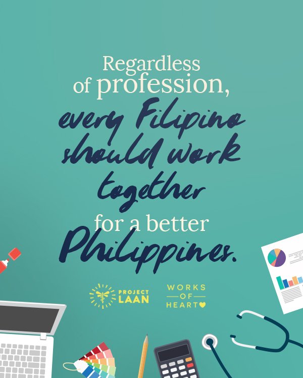 ProjectLAAN's tweet photo. Together. For the Philippines.
@ProjectLAAN x @worksofheartph #HealthxDesign https://t.co/yQ2ILLdHO7