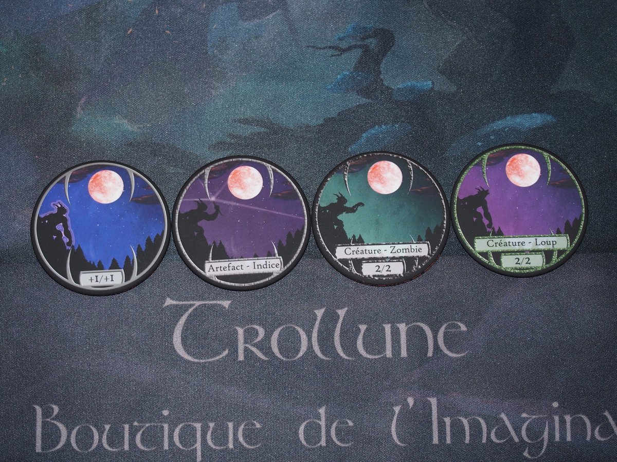 Trollune's tweet photo. Les 4 magnetokens exclusifs des APs.
Le 5eme sera dévoilé ce soir
#innistrad #prerelease #mtgsoi #soi #mtg #trollune https://t.co/P2jCn0RXq2