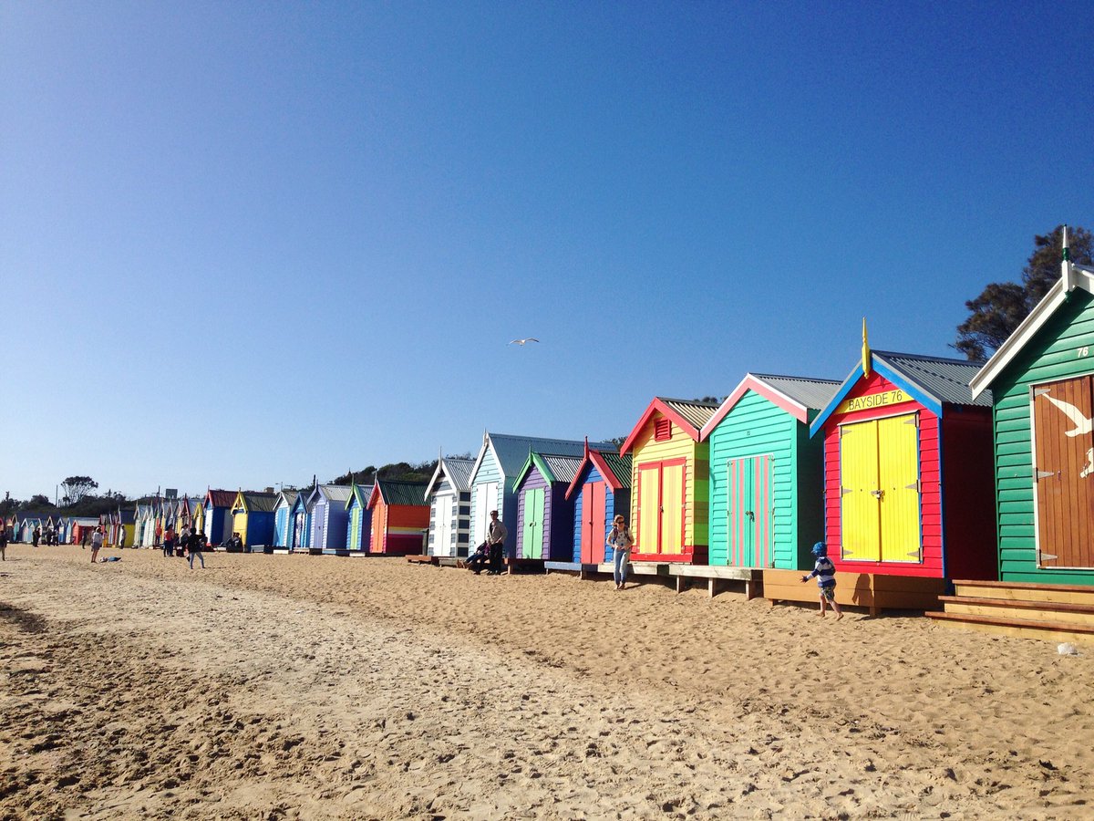 eltsyrktfig's tweet photo. Finally! 💙

#gtravels #Melbourne2016 #Brightonbeach https://t.co/ok3RF5R5Bo