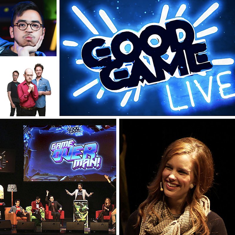 micomfestival's tweet image. TONIGHT: Good Game Live @bajopants @hexsteph + special guests! TIX: bit.ly/1V1NZrZ #ggtv #MICF