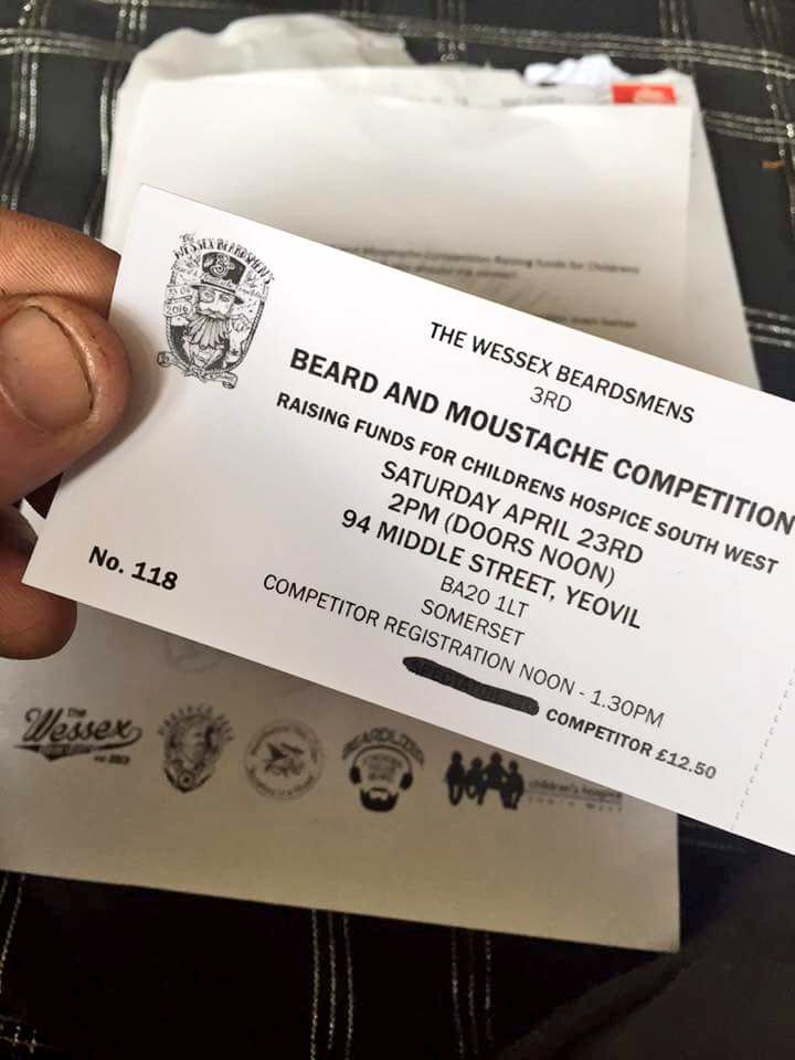 Who else is set for @WessexBeardsmen competition #Yeovil 23 April? Raising money for <a href="/CHSW/">Children's HospiceSW</a> #moustache #themanclub