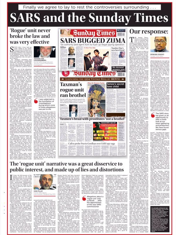 Richards_Karin's tweet photo. Not good enough @SundayTimesZA - hiding your apology away inside an insert. Shame on you. Thanks to @karynmaughan https://t.co/nkhTiu0lBT