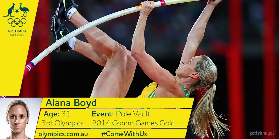 AUSOlympicTeam's tweet photo. Welcome to the 2016 Australian Olympic Team @_AlanaBoyd!

#ComeWithUs https://t.co/zmgExLvq7l