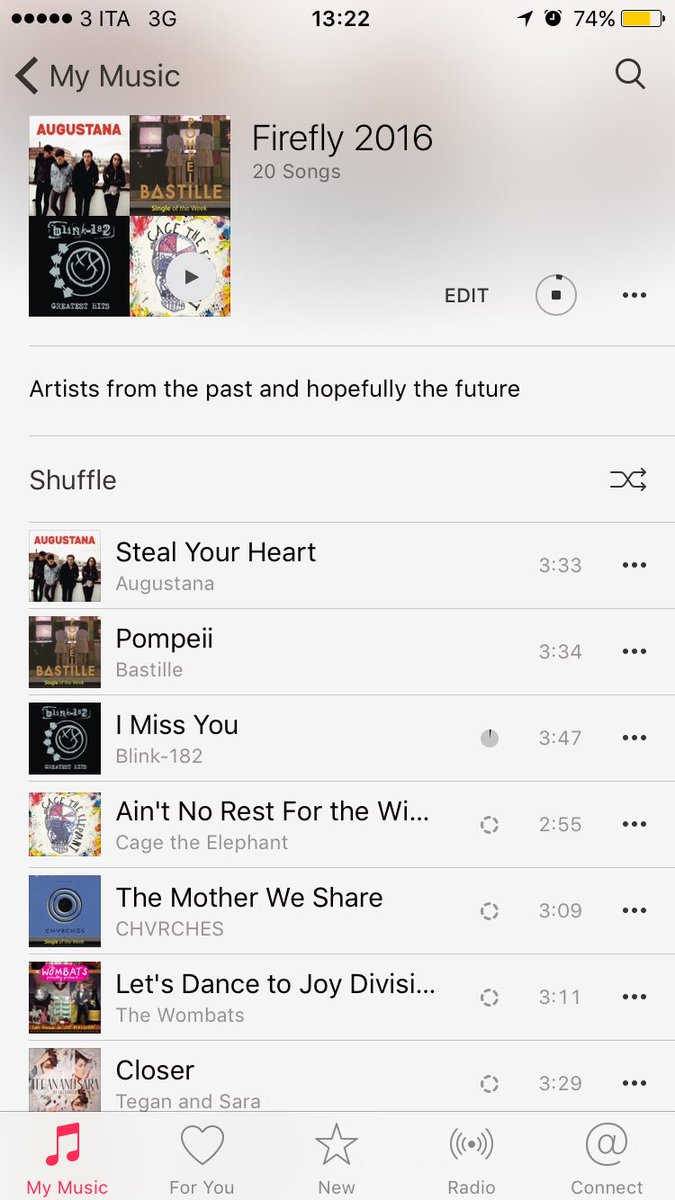 SophiaRuszczyk's tweet photo. Check out some songs from my playlist and get prepped for Firefly!! #fireflycountdown https://t.co/vHuxYxBaAI