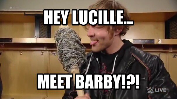 Hey Lucille, MEET Barby!?!
#WWE #TWD #TWDFamily #Horror #Wrestlemania #Negan #DeanAmbrose