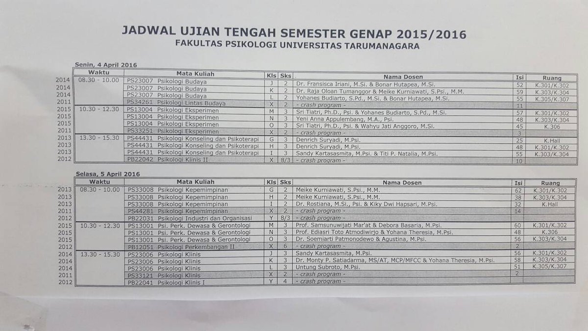 dpmpsikountar's tweet photo. Berikut jadwal uts yang akan kalian hadapi besok dan seterusnya. Selamat belajar :D @bempsikountar https://t.co/JlEUXPUqZf