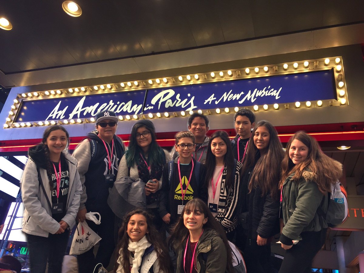 Ms_AdameERHS's tweet photo. @STEAMERUSD students ended their last night in NYC with a spectacular performance An American in Paris. #STEAMDCNY https://t.co/7hA5JbMHYy