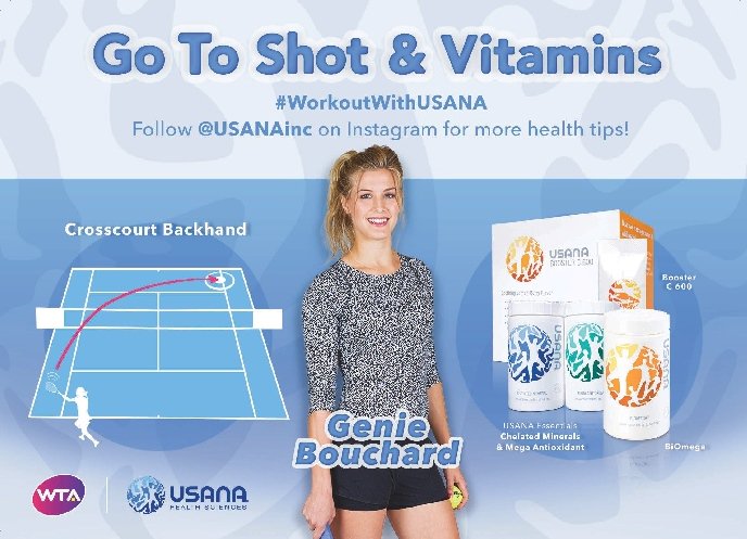 WTA's tweet photo. At the @VolvoCarOpen?

Don’t miss #WorkoutWithUSANA at 2pm on Stadium Court with @Madison_Keys &amp; @GenieBouchard! https://t.co/I8FFXo3QL2