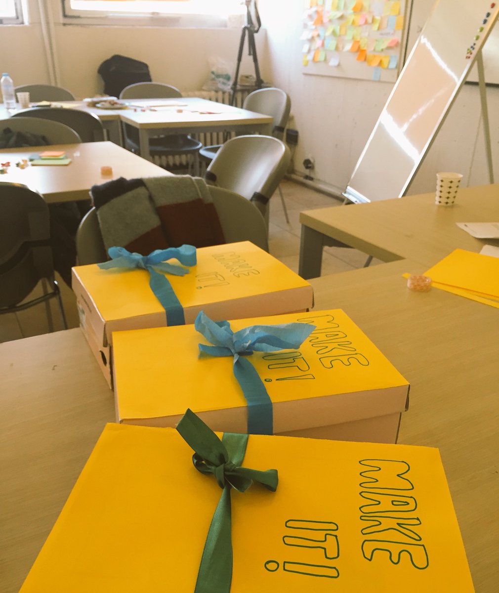 zoomentas's tweet photo. They have just opened the prototyping boxes! Let's make it! @ODTU_EUTB @IDEOorg @plusacumen @metudts #humancentered https://t.co/jvUdmns7jD