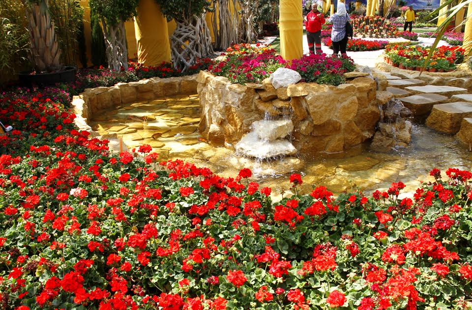 Ahram Online On Twitter Roses Water Fountains Warm Weather