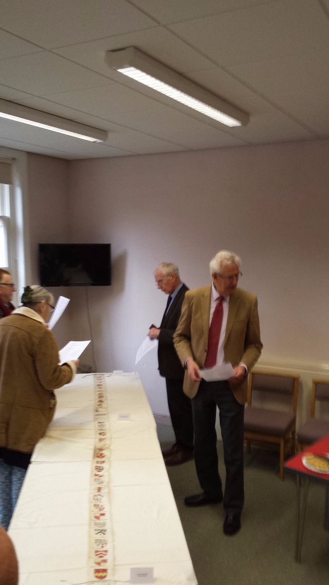 The Ludlow Roll on view (briefly) at Ludlow-Now in the hands of The Conservator for appraisal