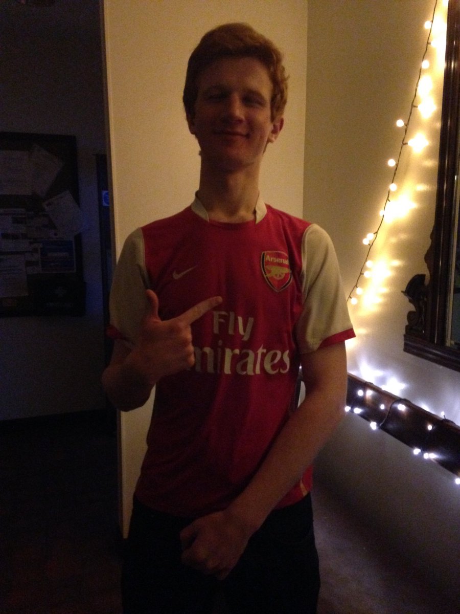 When you're at a party but have to celebrate your team's victory...