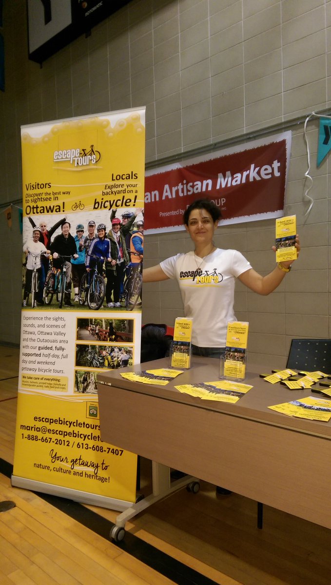 biketoursottawa's tweet photo. Getting ready for YMCA Strong Kids Campaign #ycycle https://t.co/p5tLSsDiRB