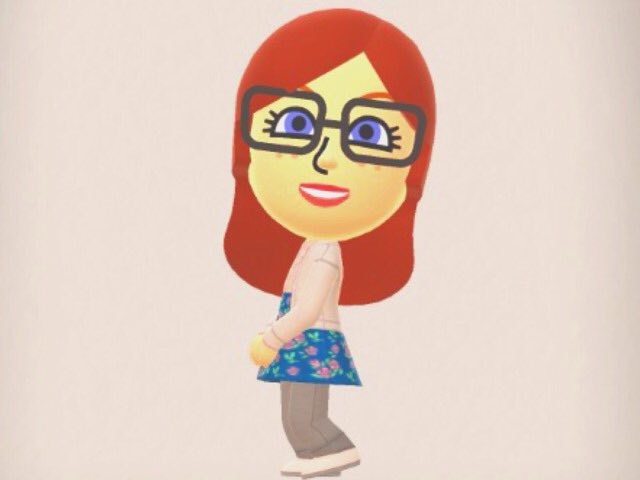 ACNLPuff's tweet image. #Miitomo Looking fabulous my MII Look alike. 👌🏻