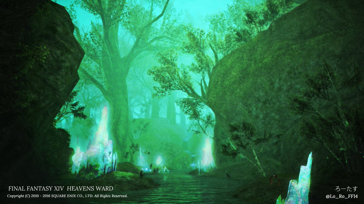 【風景SSルーレット】南部森林担当させていただきました! ■風景SSルーレット⇒http//eorzeascape,roulette.tumblr.com/sitemap ■高解像度