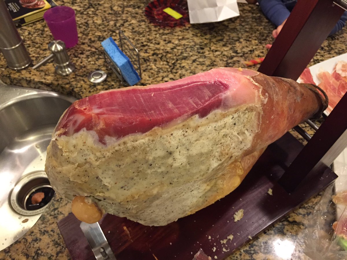 18 month mulefoot. Leaner than I had hoped but great flavor.